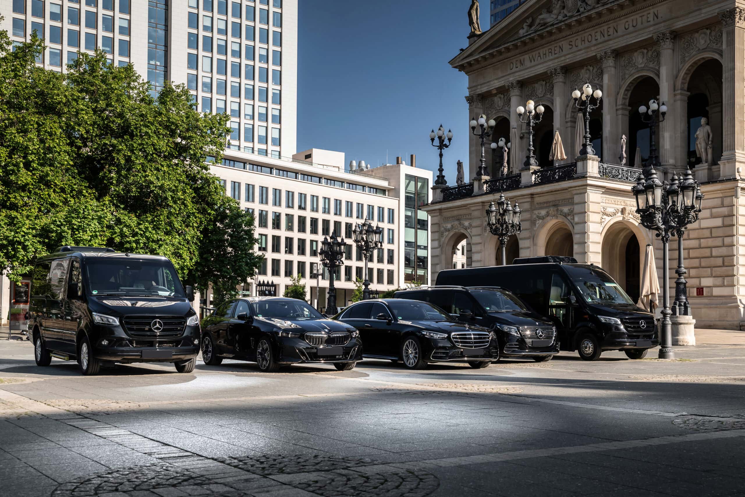 Der Fuhrpark von Chauffeur und Limousinenservice BEA aus Frankfurt