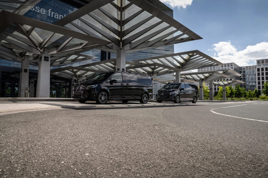 Mercedes V-Klasse für Gruppen-Messeshuttle – BEA Limousines Frankfurt