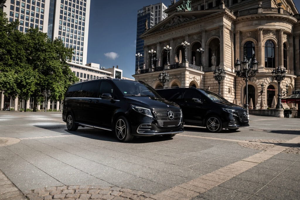 Mercedes EQV/V-Klasse Luxury Van – Chauffeurservice BEA Limousines Frankfurt
