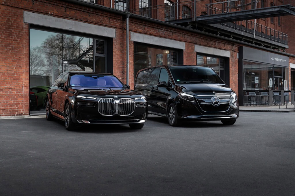 Mercedes V-Klasse für Gruppen-Messeshuttle – BEA Limousines Frankfurt